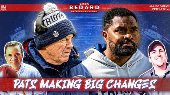 .@athleticgreens Podcast & Video: Bedard Patriots Pod - Pats make big changes, what does it mean? taken at BSJ Headquarters (Patriots)